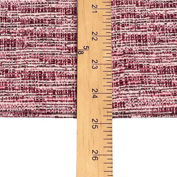 Talbots Marled Red Textured Knit Long Sleeve Top Size XL - Picture 8 of 9